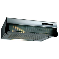 Beko HBV60X Built-In Visor Cooker Hood, Stainless Steel